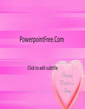 free powerpoint mothers day